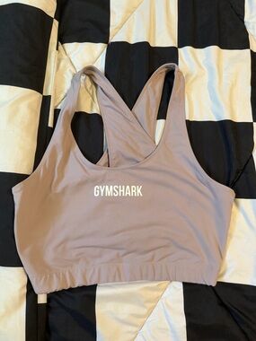Gymshark Dusty Mauve Scoop Neck Sports Bra